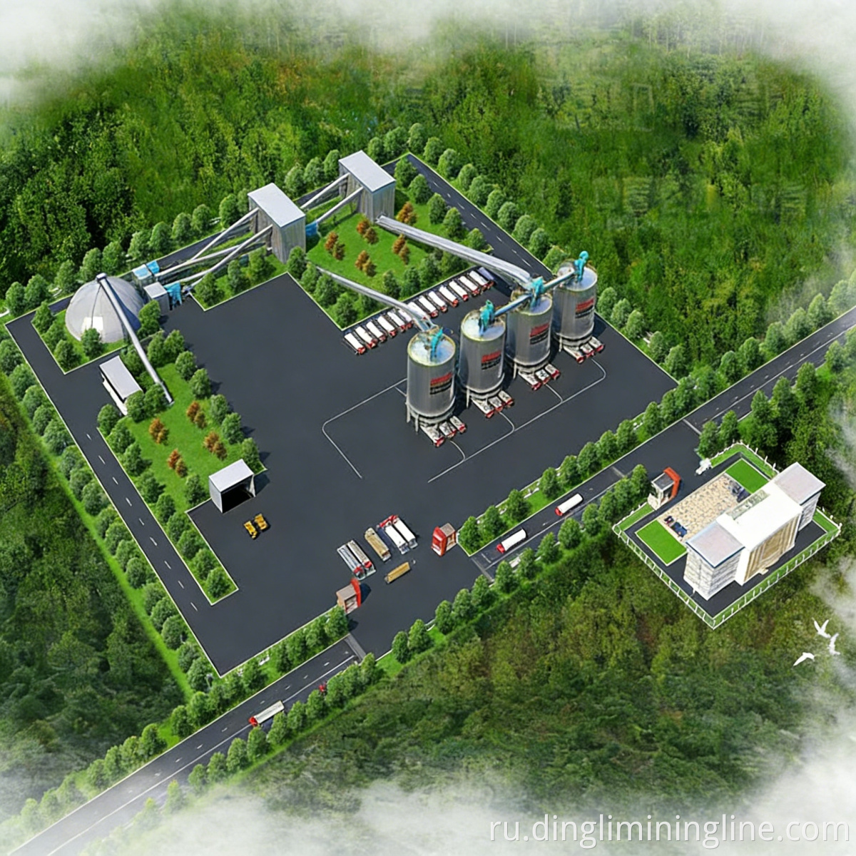 Vibration-Damping Stone Crushing Line